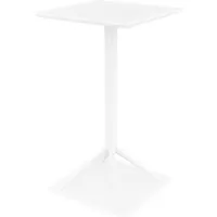table haute pliable 'foly bar' blanche pour intérieur et extérieur