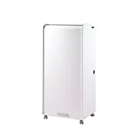 simmob orga armoire informatique mobile 2 tiroirs coloris alu, bois, blanc, 53,2x65,2x139,9 cm