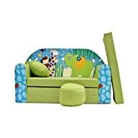 pro cosmo enfants sofa lit futon enfants meuble+ gratuit pouf/marchepied & oreiller (z16)