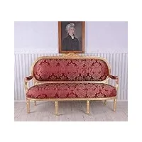 palazzo int gigantesque salon sofa rococo antique rouge madame pompadour