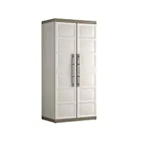 keter | armoire haute xl excellence 89x54x182 sable/terre