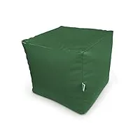 natalia spzoo® pouf cube pour s’asseoir ou jouer, une repose-pied, ultra leger (vert)