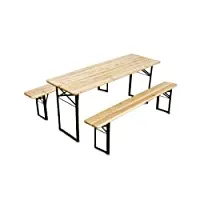 mobeventpro set de table et bancs en bois