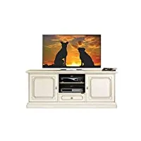 meuble banc tv classique 150 cm largeur