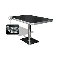 bel air table de salle à manger, table de dîner, table de bureau, table cantine, table de bistrot (blackstone)
