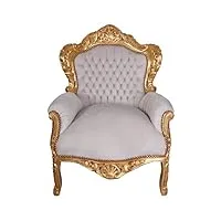 baroque chaise fauteuil vintage beige or fauteuil baroque royal palazzo exclusiv