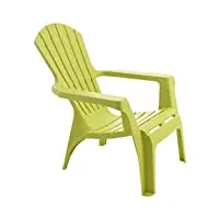 fauteuil de jardin adirondack - couleur : vert anis
