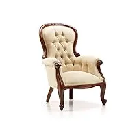 moycor grandfather honey fauteuil de maison 76 x 75 x 107 cm - 14046