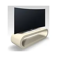 zespoke rétro conception de cerceau de style grande largeur crème mat meuble tv/armoire 110cm