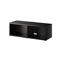 ikea besta meuble tv en marron noir (120 x 40 x 38 cm)