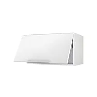 berlioz creations ch8hbm meuble haut de cuisine sur-hotte blanc super mat 80 x 34 x 35 cm, fabrication 100% française