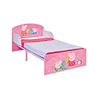 peppa pig - lit pour enfants, rose, 59 x 77 x 142 cm