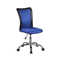 kadima design chaise enfant delft chaise de bureau chaise jeunesse bleu chaise pivotante