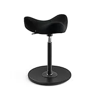 varier move chaise, polyester, black/black, 43 x 43 x 56 cm