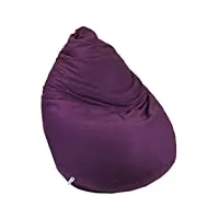 heunec – 671027 – pouf microfibre 120 l, violet