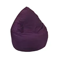 heunec – 671126 – pouf microfibre 220 l, violet