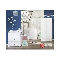 baby price 1p375 chambre bébé trio lit + commode + armoire