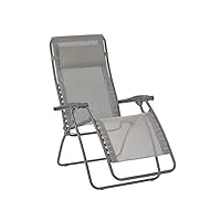 lafuma fauteuil relax, pliable et réglable, rsxa clip, batyline, couleur: terre, lfm2035-8556