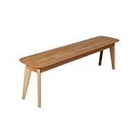 krok wood banc paris bois de massif (hêtre, 160 x 35 x 45 cm)