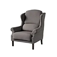 dekoria unique fauteuil gris 85 x 107 cm