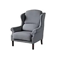dekoria fauteuil unique 85 × 107 cm slade grey