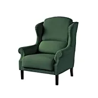 dekoria unique fauteuil vert forêt 85 x 107 cm