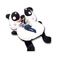 banabed panda pandabed 170 cm x 135 cm x 45 cm lit pouf géant ultra confortable cadeaux anniversaire noël saint valentin