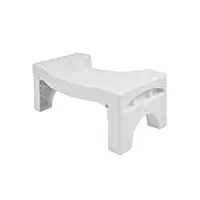 tabouret pour toilettes pliable blanc « vital » de lomos (41x22x17cm)