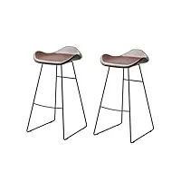 j-home tabouret de bar chaise de bar de style nordique | chaises de cuisine à domicile | creative pub high tabouret, ensemble de 2/3/4, portant 300kg pour la cuisine | pub | café