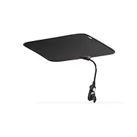 lafuma ombrelle pour fauteuil relax et transat, couleur: noir, lfm2860-0247