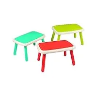 smoby - table, bleu, jaune, rouge, 7600880400 - version italienne