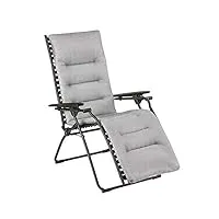 lafuma fauteuil relax evolution be comfort dark grey lfm2830 8902