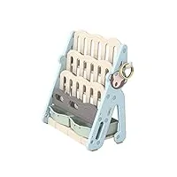 zjz bibliothèque bébé, multifonctionnel à quatre couches kids stockage de jouets enfants livre en plastique de bande dessinée meuble de rangement (size : 71 * 35 * 76cm), blue-a