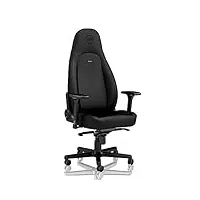 noblechairs icon chaise de gaming - chaise de bureau - cuir synthétique pu - Êdition noire