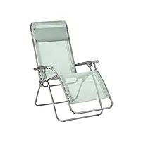 lafuma mobilier fauteuil relax, pliable et réglable, r clip, batyline, couleur : tilleul, lfm4020-9268