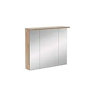 schildmeyer 142530 nora armoire miroir en chêne motif maison de campagne 80,5 x 16 x 72,3 cm