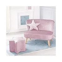 roba lil sofa siège pour enfant composé de canapés pour enfants, fauteuil pour enfants, coussin décoratif wolke
