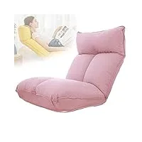 nanana grand pouf poire inclinable, pouf en forme de chaise inclinable pour intérieur et extérieur, pouf joueur, ergonomique, confortable et moderne, 23x25 pouces,rose,5 gears