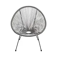 fauteuil de jardin acapulco gris kare design