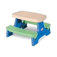 little tikes table d'activité et de pique-nique pour enfants - 4 places - pour la construction, les devoirs ou les jeux d'intérieur ou de plein air, pour les enfants âgés de 18 mois à 5 ans