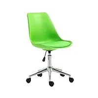 svita eddy - chaise de bureau pivotante - pour enfant - vert