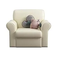 fauteuil fssfy jouet meubles de guimauve chaise canapé pour enfants petit petit canapé chaise de lecture boy girl sofa (couleur: bleu, taille: 54x56cm) (color : white, size : 54x56cm)