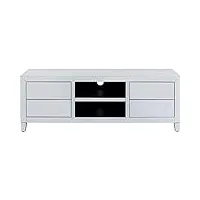 meuble tv luxury push blanc kare design