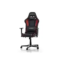 dxracer (l'original prince p08 chaise gaming, simili cuir, noir-rouge, jusqu'à 1,85 m