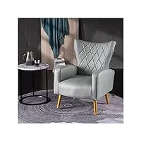 nabeim fauteuils inclinables relaxants,confortable fauteuil salon,convient au chambre à coucher salon balcon bureau,meuble de salon,ergonomique, pratique et à la mode (kaki) (color : grey 2)