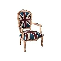biscottini fauteuil baroque 100x63x65 cm | chaise louis xvi | fauteuil salle a manger | chaise style louis xvi | meuble baroque