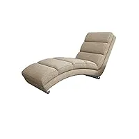 mirjan24 chaise longue holiday - chaise longue rembourrée - choix de couleurs - fauteuil de relaxation moderne (tatum 272)