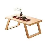 table de tatami japonais table basse de méditation rétro table basse de maison table À thé zen de salon convient pour baie vitrée (size : 60x35x29cm)