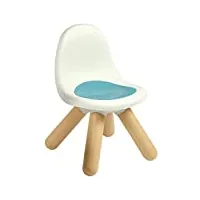 smoby 880112 kid chaise, mobilier pour enfant, dès 18 mois, intérieur et extérieur, bleu/beige