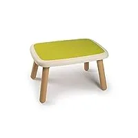 smoby - kid table - mobilier pour enfant - dès 18 mois - intérieur et extérieur - 880406 vert/beige